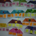 Конструювання способом оригамі з елементами аплікації «Будиночок»   Програмне зміст: Мета: розвиток художньої творчості у дітей за допомогою оволодіння методикою конструювання способом орігамі