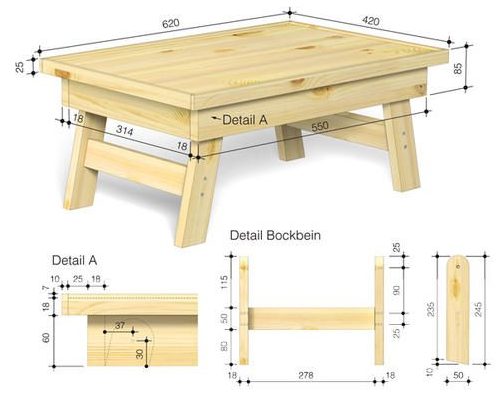 У цій статті ми розглянемо процес виготовлення простої моделі столика з меблевого щита